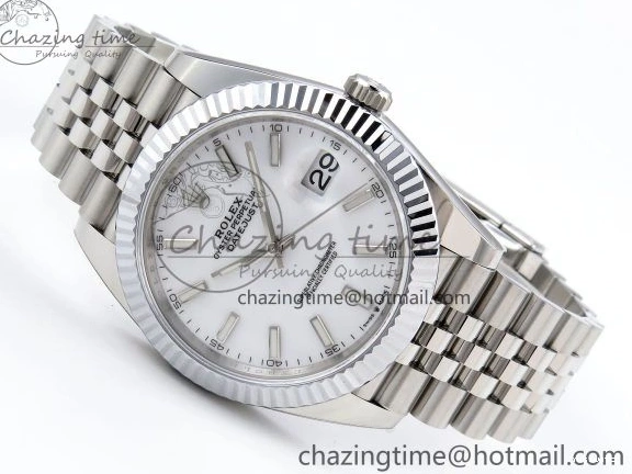 Bracelet Best VR3235 Edition Steel SS 1:1 HGF Dial Datejust 904L on White 41mm 126234 0405